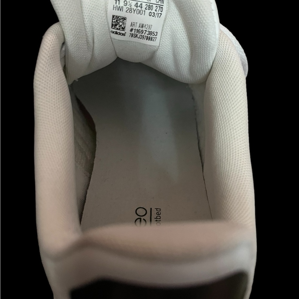 Adidas Womens Cloudfoam Advantage Sneakers, Size 11 - Picture 6 of 7